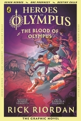 Book cover of The Blood of Olympus: The Graphic Novel (Heroes of Olympus Book 5) by Rick Riordan