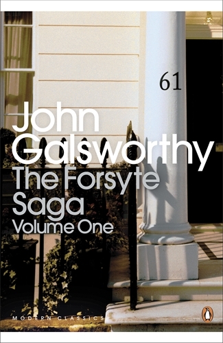 Book cover of The Forsyte Saga by John Galsworthy