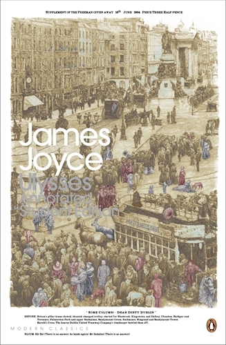 Book cover of Ulysses by James Joyce