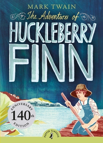 Book cover of The Adventures of Huckleberry Finn by Mark Twain