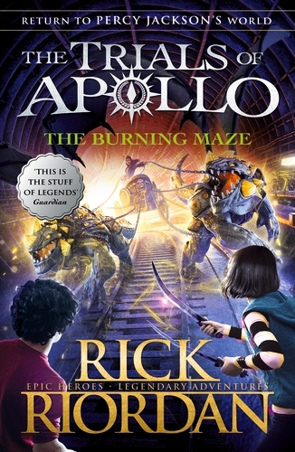 Book cover of #3 - The Burning Maze (The Trials of Apollo Book 3) by Rick Riordan