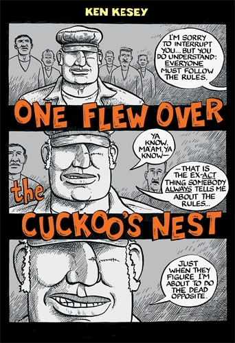 Book cover of One Flew Over the Cuckoo's Nest by Ken Kesey