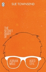 Book cover of The Secret Diary of Adrian Mole Aged 13 ¾ by Sue Townsend