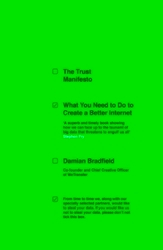 Book cover of The Trust Manifesto by Damian Bradfield