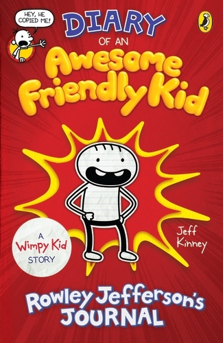Book cover of Diary of an Awesome Friendly Kid by Jeff Kinney