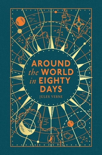 Book cover of Around the World in Eighty Days by Jules Verne