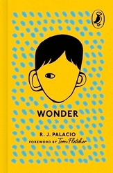 Book cover of Wonder by R J Palacio