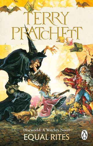 Book cover of Equal Rites by Terry Pratchett