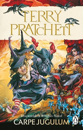 Book cover of Carpe Jugulum by Terry Pratchett