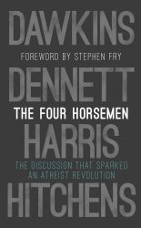 Book cover of The Four Horsemen by Richard Dawkins, Sam Harris, Daniel C. Dennett, Christopher Hitchens