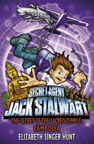 Book cover of #5 - Jack Stalwart: The Secret of the Sacred Temple by Elizabeth Singer Hunt