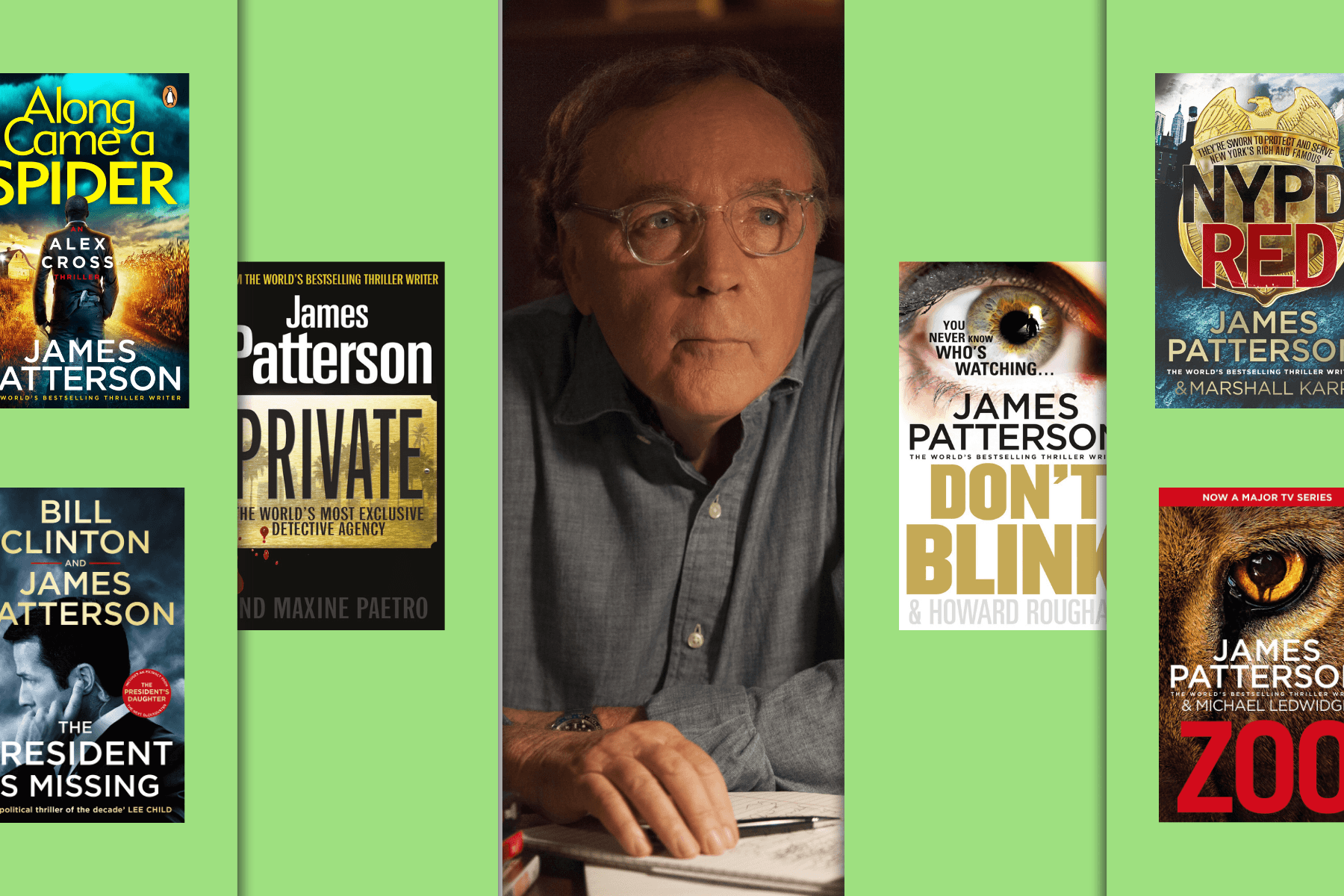 Where to start reading James Patterson