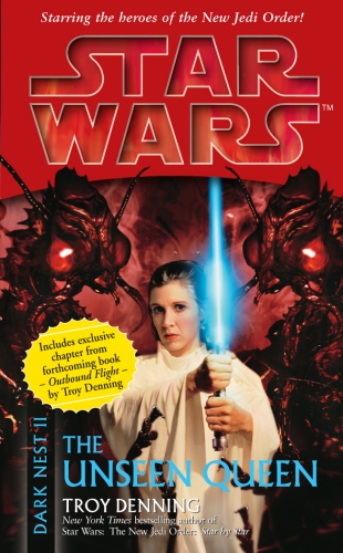 Book cover of Star Wars: Dark Nest II: The Unseen Queen by Troy Denning