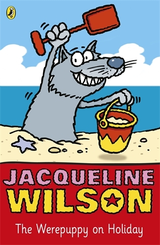 Book cover of The Werepuppy on Holiday by Jacqueline Wilson