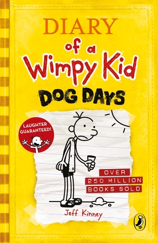 Book cover of #4 - Diary of a Wimpy Kid: Dog Days (Book 4) by Jeff Kinney