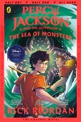 Book cover of Percy Jackson and the Sea of Monsters: The Graphic Novel (Book 2) by Rick Riordan
