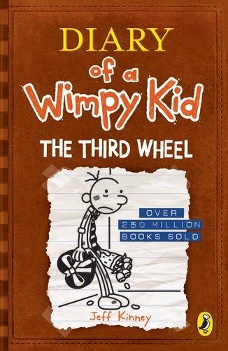 Book cover of #7 - Diary of a Wimpy Kid: The Third Wheel (Book 7) by Jeff Kinney