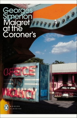 Book cover of Maigret at the Coroner's by Georges Simenon