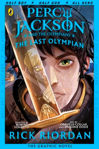 Book cover of #5 - The Last Olympian: The Graphic Novel (Percy Jackson Book 5) by Rick Riordan