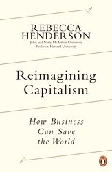 Book cover of Reimagining Capitalism by Rebecca Henderson