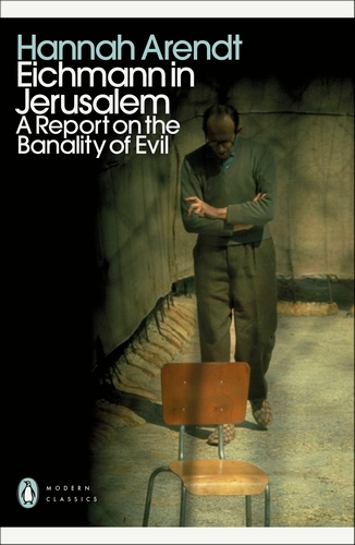 Book cover of Eichmann in Jerusalem by Hannah Arendt