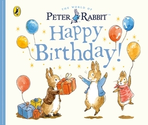 Book cover of Peter Rabbit Tales: Happy Birthday by Beatrix Potter