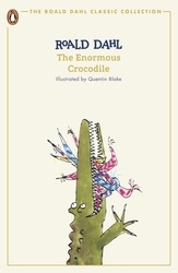 Book cover of The Enormous Crocodile by Roald Dahl