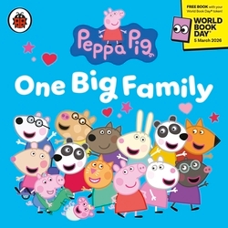 Book cover of Peppa Pig: One Big Family by Peppa Pig