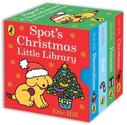 Book cover of Spot's Christmas Little Library by Eric Hill