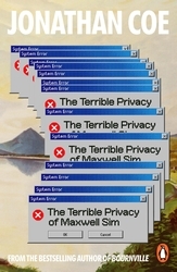Book cover of The Terrible Privacy Of Maxwell Sim by Jonathan Coe