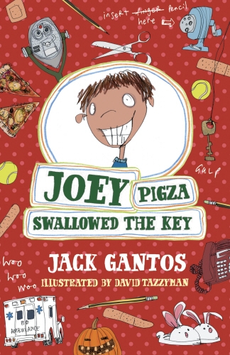 Book cover of Joey Pigza Swallowed The Key by Jack Gantos