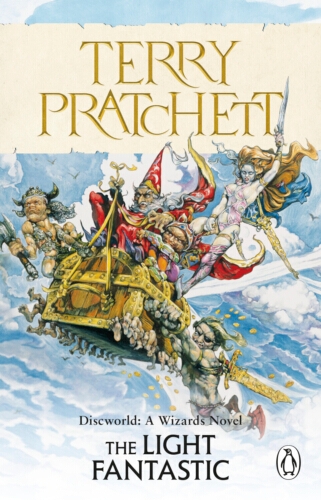 Book cover of #2 - The Light Fantastic by Terry Pratchett