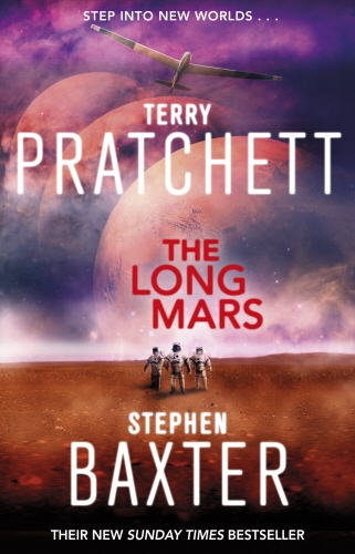Book cover of The Long Mars by Terry Pratchett, Stephen Baxter