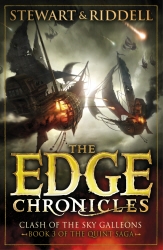 Book cover of The Edge Chronicles: Clash of the Sky Galleons by Paul Stewart, Chris Riddell