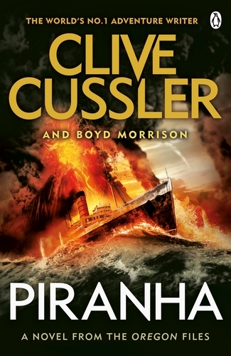 Book cover of Piranha by Clive Cussler, Boyd Morrison