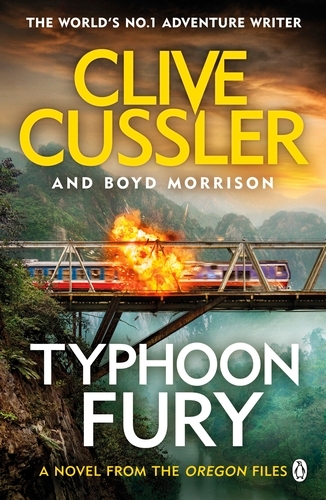 Book cover of Typhoon Fury by Clive Cussler, Boyd Morrison
