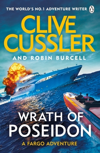 Book cover of #12 - Wrath of Poseidon by Clive Cussler, Robin Burcell