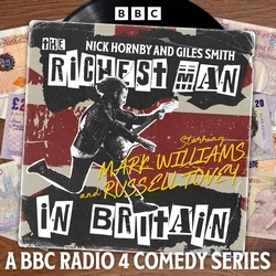 Book cover of The Richest Man in Britain by Giles Smith, Nick Hornby