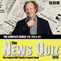 Book cover of The News Quiz 2026: The Complete Series 119, 120 and 121 by BBC Radio Comedy