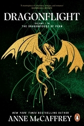 Book cover of Dragonflight by Anne McCaffrey