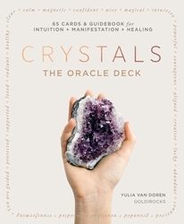 Book cover of Crystals: The Oracle Deck by Yulia Van Doren