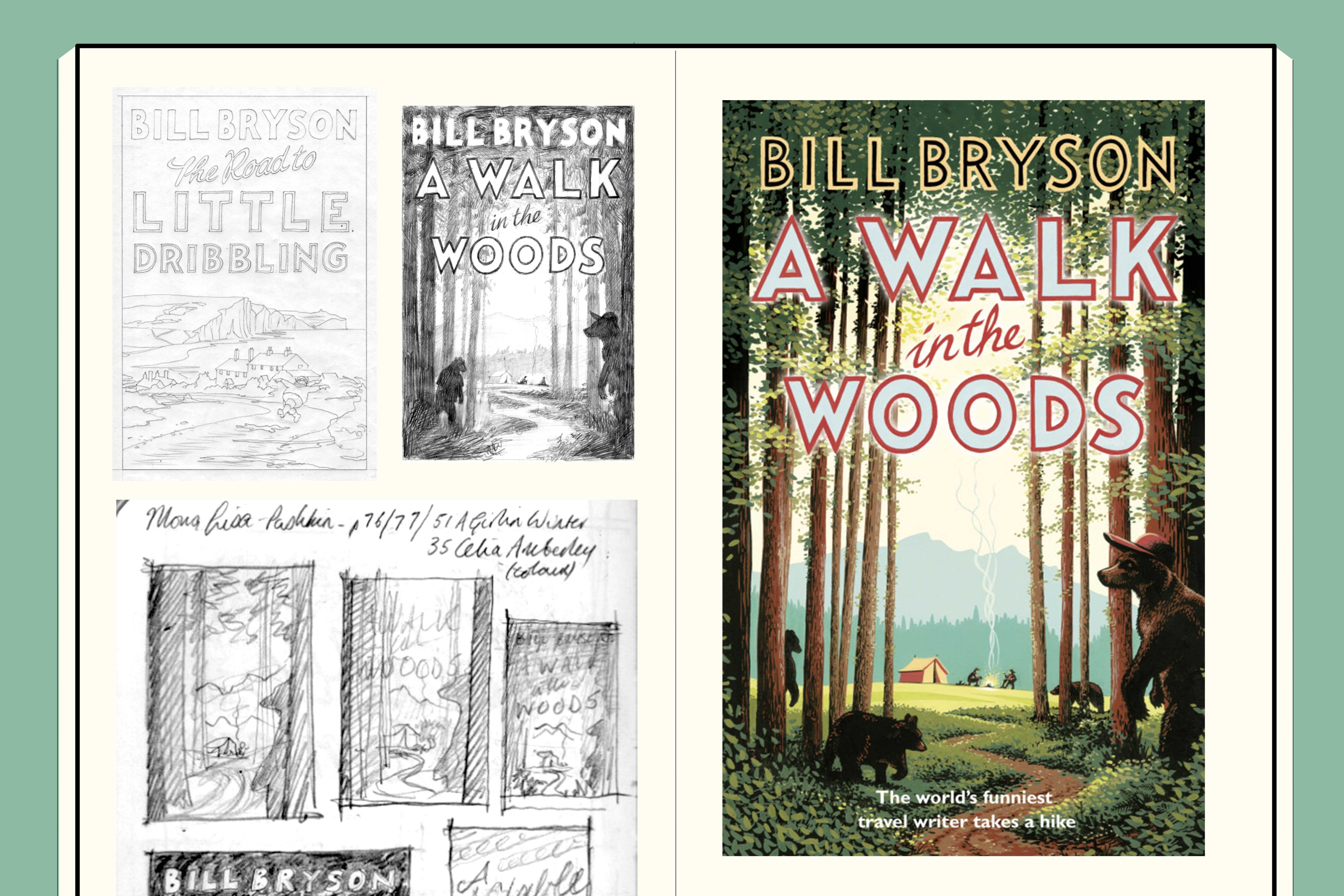 How Neil Gower designed nearly every Bill Bryson book
