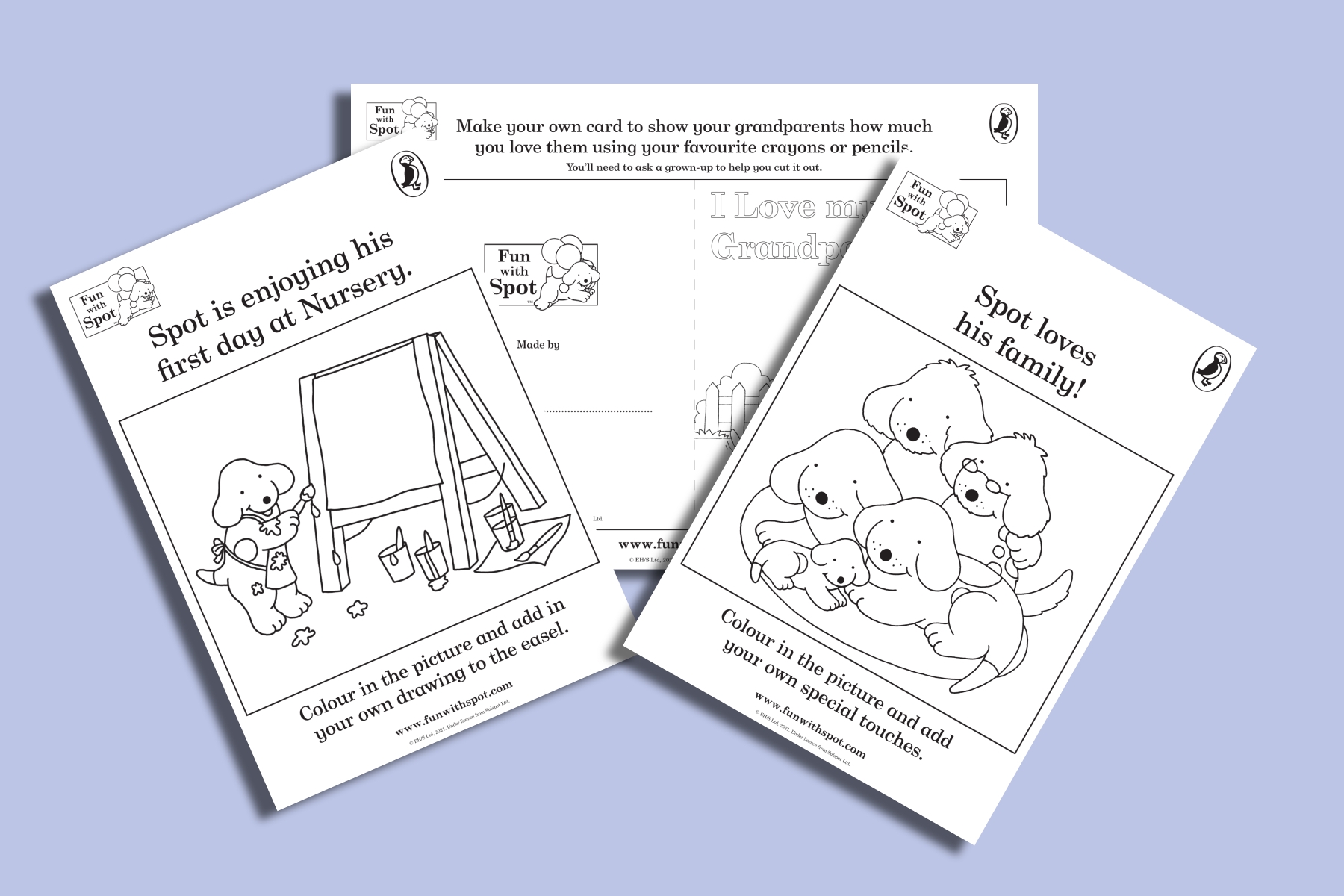 Download a Storytime with Spot activity pack