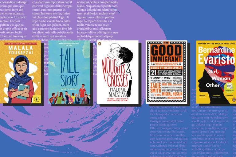 An image of book covers