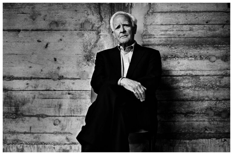 A photograph of John Le Carre
