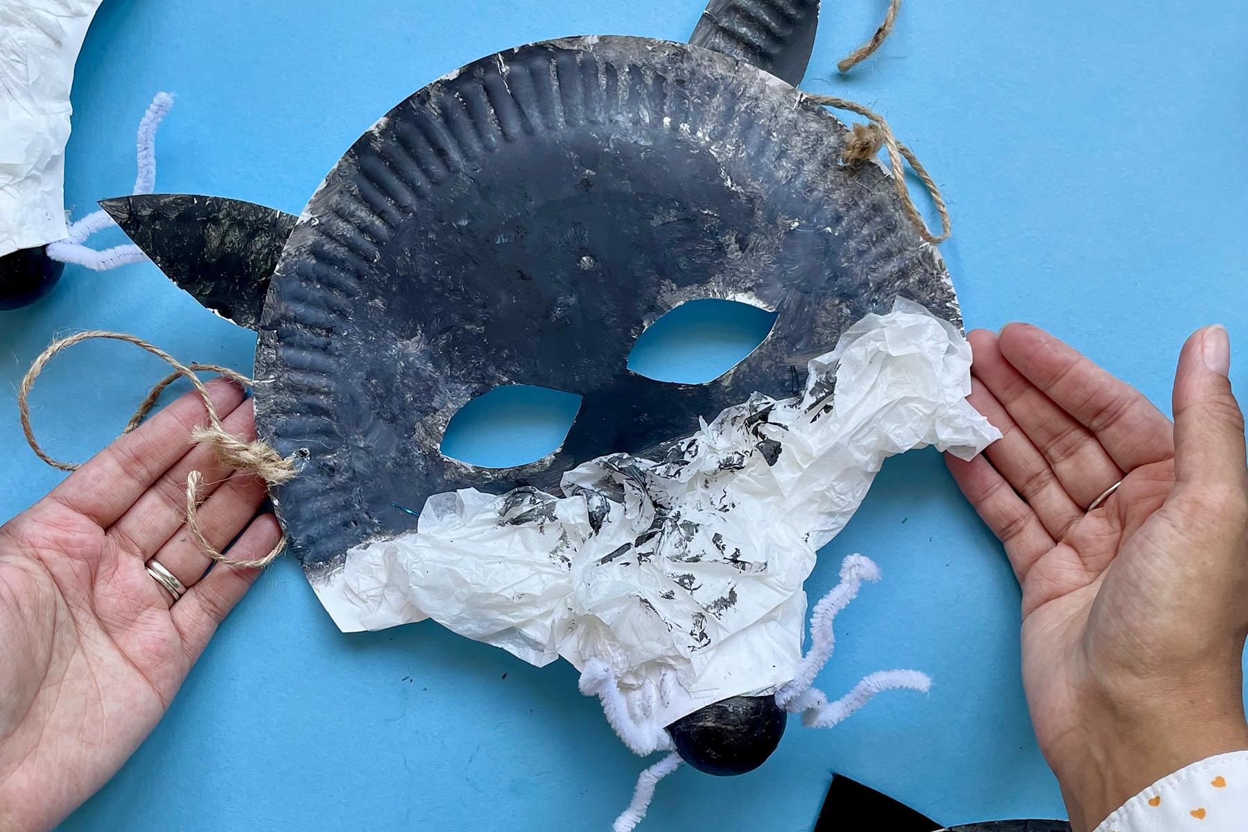 Make your own wolf mask