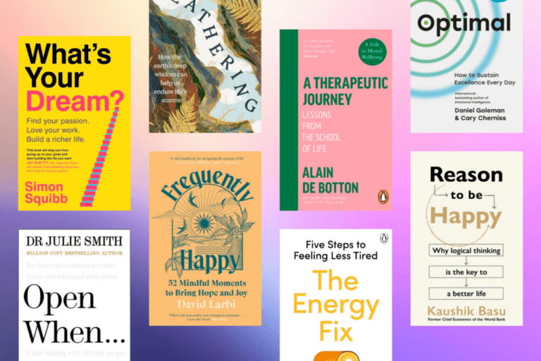Image showing a selection of the best self-help books