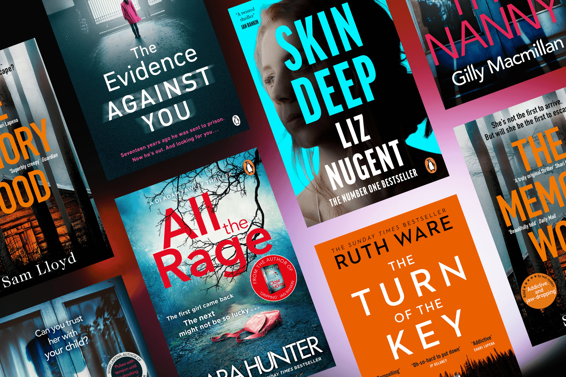 9 addictive page-turners, as picked by Shari Lapena