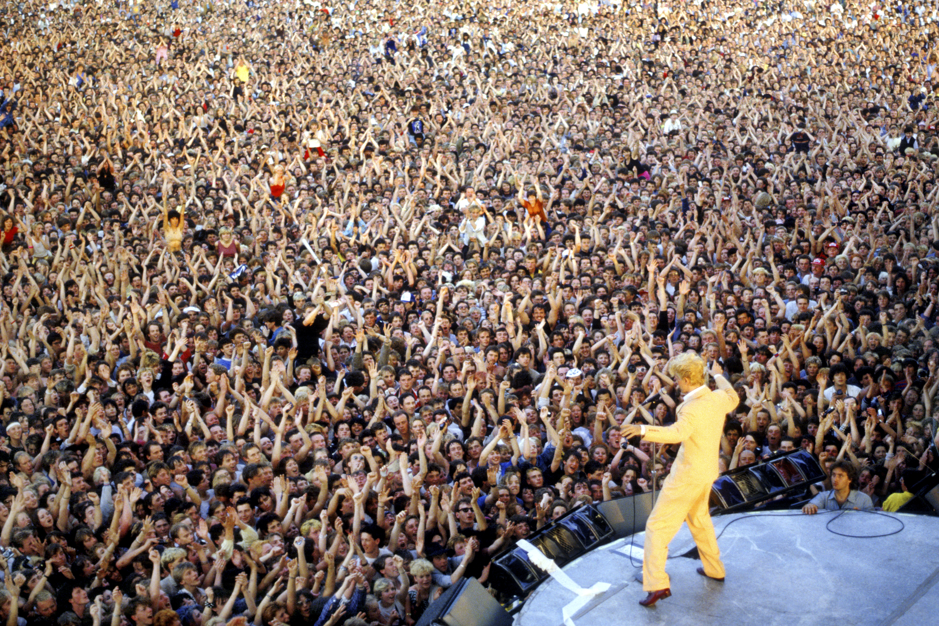 David Bowie at Milton Keynes concert