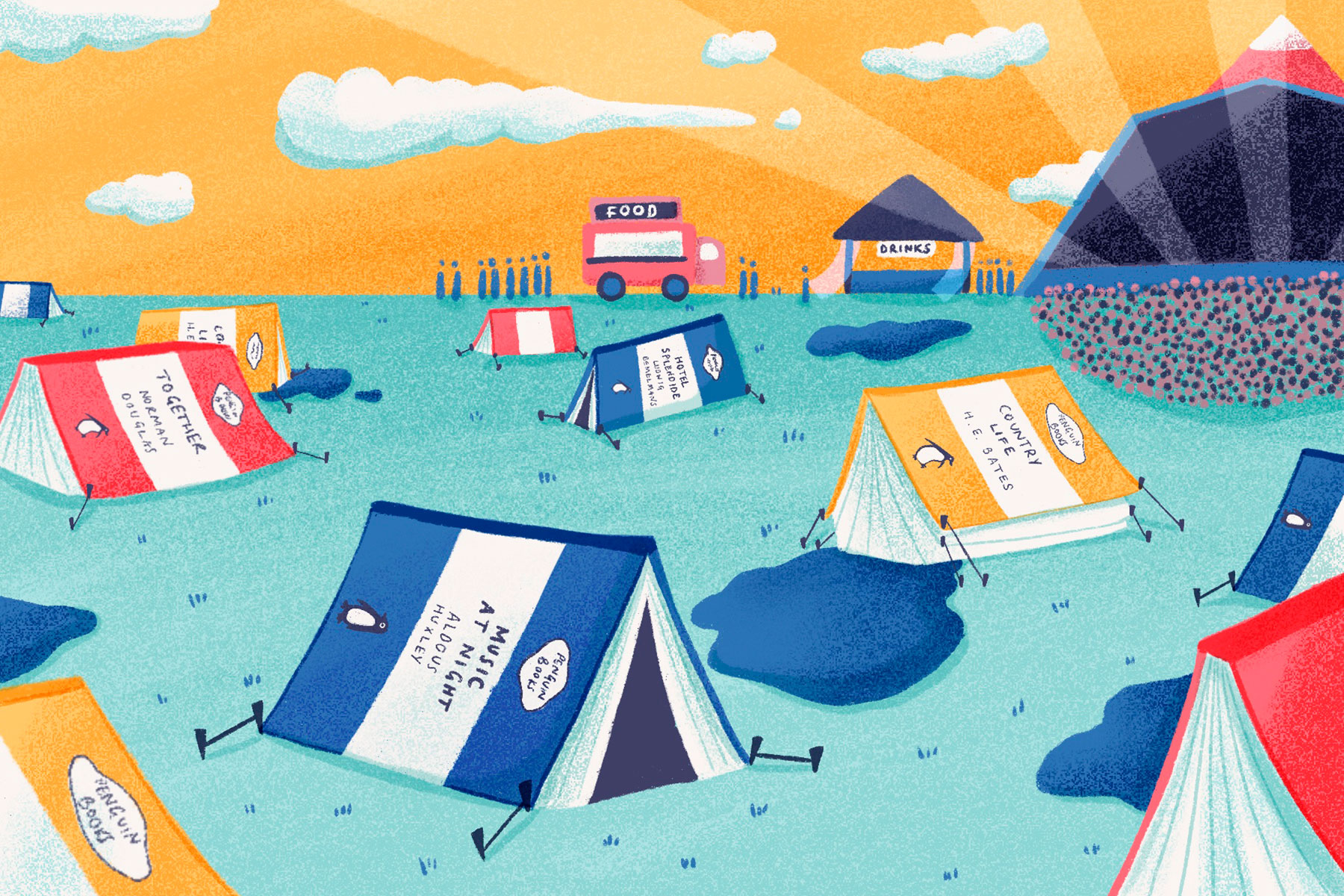 From Malcolm Lowry to Joseph O'Connor, Zadie Smith to Peppa Pig, lots of authors have chosen festivals in which to set memorable scenes.